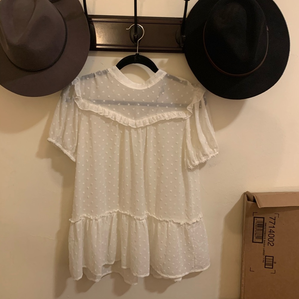 NWT Anthropologie Dotted Blouse